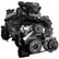 CVF Racing L18 8.1L V-belt alternator only pulley system, Stealth Black, B-L18-ALT-SYS-EWP-S