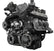 CVF Racing L18 8.1L V-belt alternator only pulley system, Stealth Black, B-L18-ALT-SYS-EWP-S