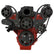 CVF Racing B-LSXH-WRAPTOR LS Wraptor High-Mount Serpentine Kit