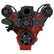 CVF Racing B-LSXH-WRAPTOR LS Wraptor High-Mount Serpentine Kit