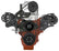 CVF Racing B-LSXWSC-WRAPTOR LS Wraptor Wide-Mount Kit for Weiand Blower