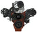 CVF Racing B-LSXWSC-WRAPTOR LS Wraptor Wide-Mount Kit for Weiand Blower