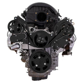 CVF Racing LT1 Gen V Wraptor serpentine system, Stealth Black, B-LT1V-M-WRAPTOR