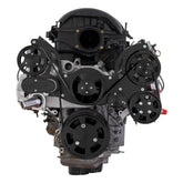 CVF Racing LT1 Gen V Wraptor serpentine system, Stealth Black, B-LT1V-M-WRAPTOR