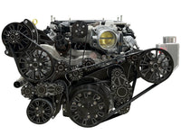 CVF Racing LT4 supercharged Reaper serpentine system, Stealth Black, B-LT4S-RP