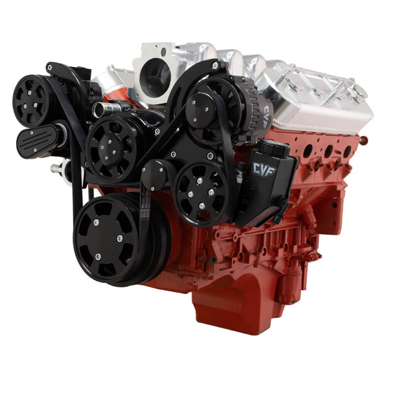 CVF Racing B-LSXM-WRAPTOR LS Wraptor Mid-Mount Serpentine Kit