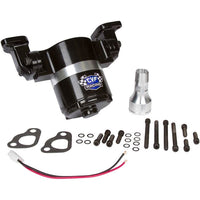 CVF Racing Small Block Chevy Electric Water Pump 35 GPM, Black