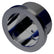 CVF Racing B-SBCL1CR Billet Crankshaft Pulley, Stealth Black