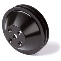 CVF Racing B-SBCL2WP Billet Water Pump Pulley, Stealth Black