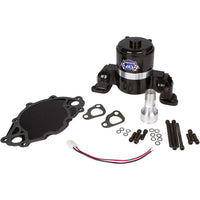 CVF Racing black billet aluminum electric water pump for Ford 289, 302 and 351W, B-SBF-EWP