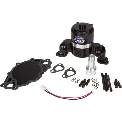 CVF Racing black billet aluminum electric water pump for Ford 289, 302 and 351W, B-SBF-EWP