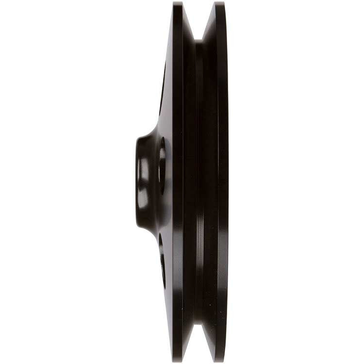 CVF Racing Stealth Black billet V-belt power steering pulley for Ford 289/302 small block, B-SBF2PS