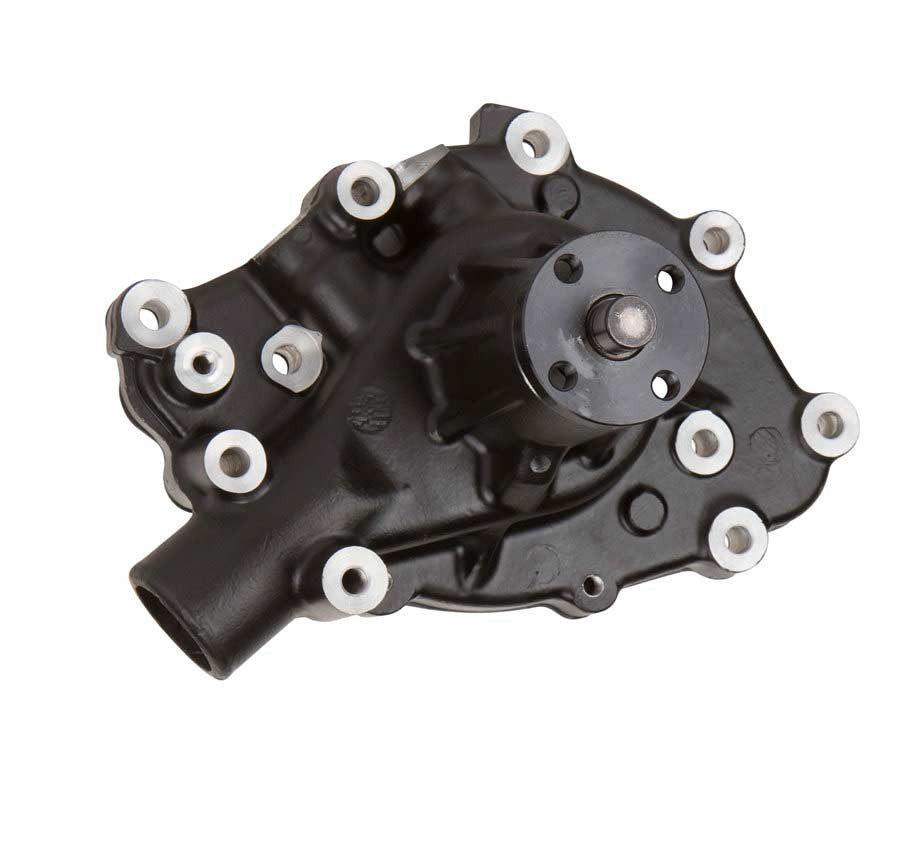 CVF Racing black aluminum early-style mechanical water pump for Ford 289, 302 and 351W, B-SBFE-WP