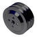 CVF Racing Stealth Black 3-groove billet water pump pulley for Ford 289/302/351W small block, 3-bolt damper, B-SBFE3WP-HF