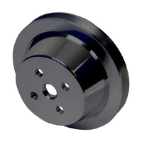 CVF Racing stealth black 1 groove high flow water pump pulley for Ford 302, 351W, 351C, 351M and 400, B-SBFL1WP-AHF