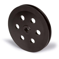 CVF Racing Stealth Black billet Chrysler 318 340 360 power steering pulley keyway for OEM bracket, B-SCR2PS