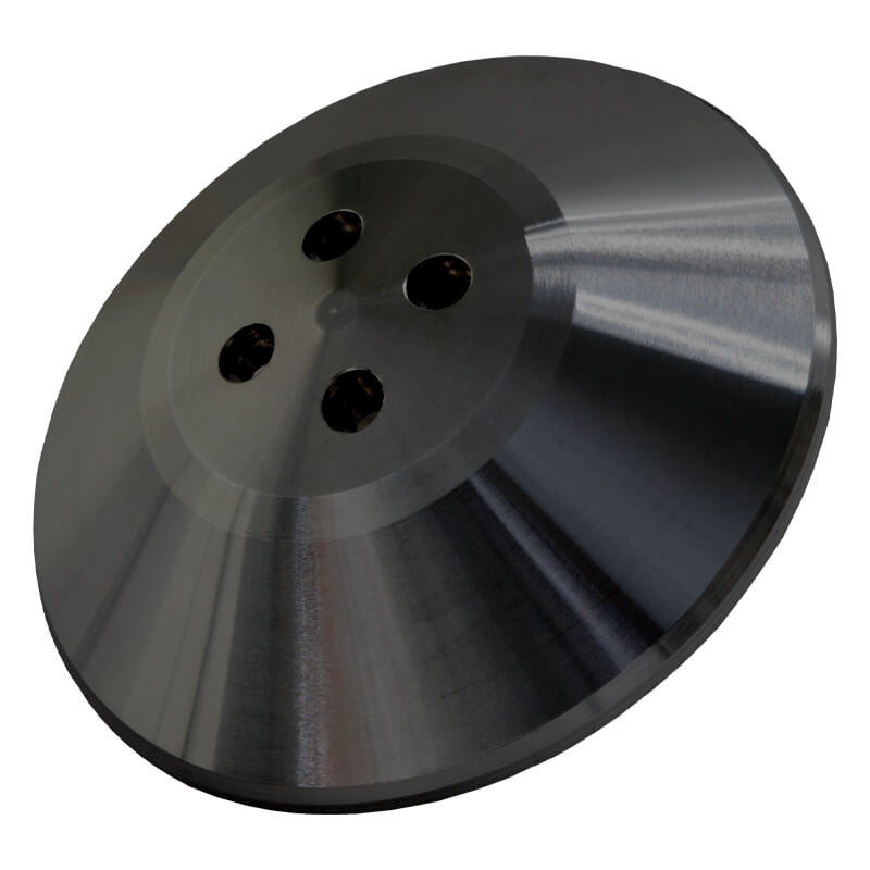 CVF Racing stealth black anodized billet water pump pulley nose cap for Cummins diesel, B-WP-CAP-DC
