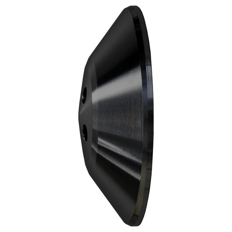 CVF Racing stealth black anodized billet water pump pulley nose cap for Cummins diesel, B-WP-CAP-DC