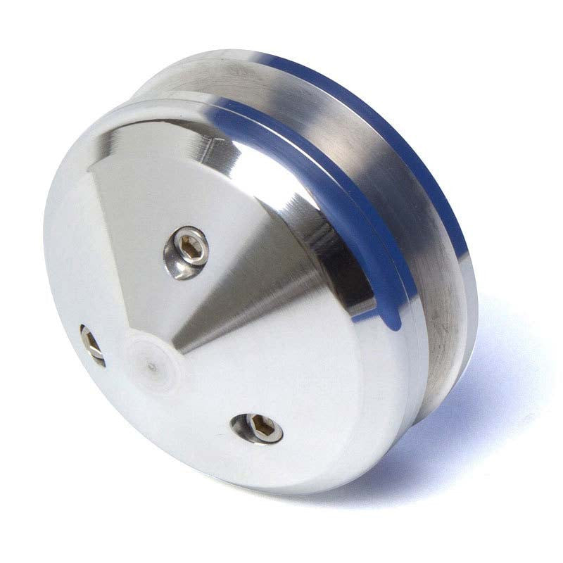 CVF Racing polished billet alternator pulley for Ford 429 and 460 big block, BBF1ALT