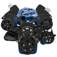 CVF Racing Black Diamond Wraptor all-inclusive 8-rib serpentine system for Ford 289, 302 and 351W small block, BD-302-WRAPTOR