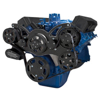CVF Racing Black Diamond WRAPTOR all-inclusive serpentine system for Ford FE 390, 427 and 428, BD-390-WRAPTOR