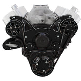 CVF Racing BBC Wraptor Serpentine System EWP in Black Diamond, part number BD-454-WRAPTOR-EWP