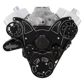 CVF Racing BBC Wraptor Serpentine System EWP in Black Diamond, part number BD-454-WRAPTOR-EWP