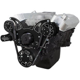 CVF Racing BBC Wraptor Serpentine System EWP in Black Diamond, part number BD-454-WRAPTOR-EWP