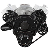 CVF Racing BBC Wraptor Serpentine System EWP in Black Diamond, part number BD-454-WRAPTOR-EWP