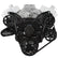 CVF Racing BBC Wraptor Serpentine System EWP in Black Diamond, part number BD-454-WRAPTOR-EWP