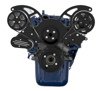 CVF Racing Black Diamond Wraptor all-inclusive 8-rib serpentine system for Ford 5.0L and 5.8L, BD-5.0L-WRAPTOR