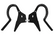 CVF Racing Black Diamond billet trunk hinges for 1962 to 1965 Chevrolet Nova, part BD-TRUNK-HINGE-KIT-65NC