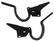 CVF Racing Black Diamond billet trunk hinges for 1962 to 1965 Chevrolet Nova, part BD-TRUNK-HINGE-KIT-65NC