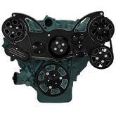 CVF Racing Wraptor serpentine system, Black Diamond, for Buick 455, BD-BUICK-WRAPTOR