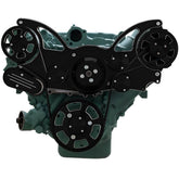 CVF Racing Wraptor serpentine system, Black Diamond, for Buick 455, BD-BUICK-WRAPTOR
