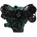 CVF Racing Wraptor serpentine system, Black Diamond, for Buick 455, BD-BUICK-WRAPTOR