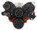 CVF Racing CF-BD-350-WRAPTOR Wraptor All-Inclusive Serpentine System, Black Diamond with Carbon Fiber