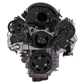 CVF Racing LT1 Gen V Wraptor serpentine system, Black Diamond, BD-LT1V-M-WRAPTOR