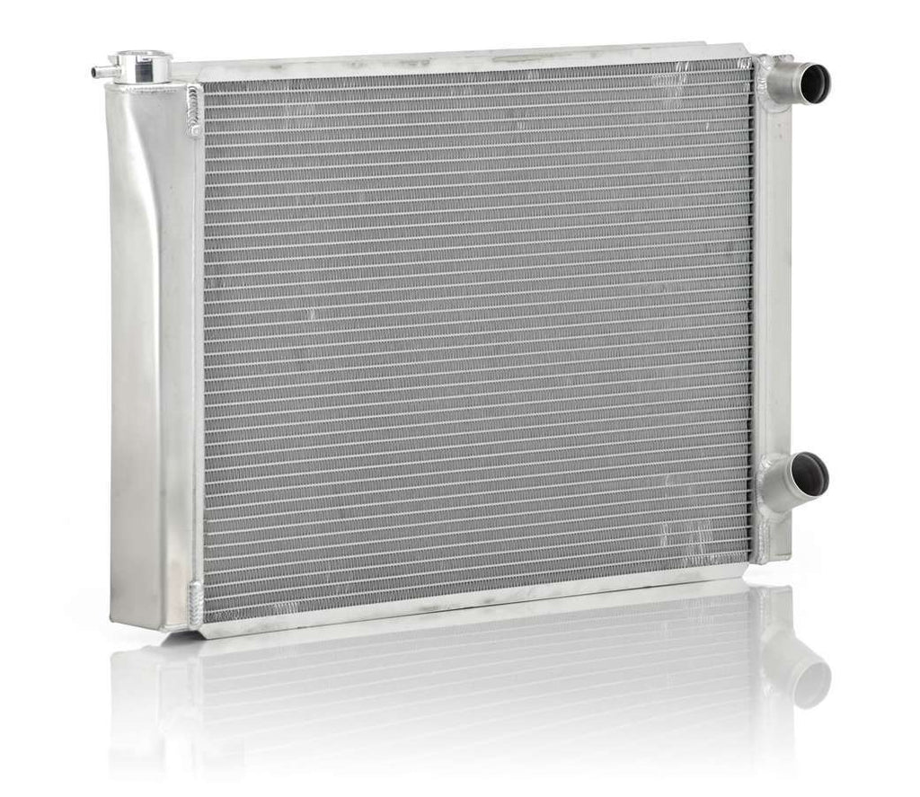 Be Cool Radiator Dual Pass Alum. Dual 1in Core 1.5 Inlet 35025