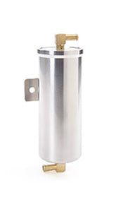 Be Cool Billet Alum. Recovery Tank Vented Diam-Cut Fin 70003