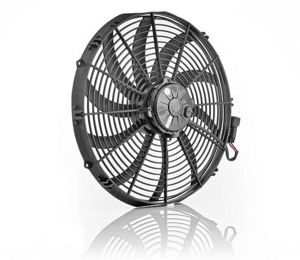 Be Cool 16in Euro Black Electric Fan Super Duty Puller 75068