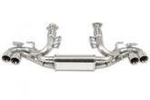 Cat-Back Exhaust System Fits 2020-2025 C8 Corvette 6.2L, 3-Inch To 2.5-Inch 304 Stainless Steel Cat-Back Exhaust System With Npp Dual Mode And Afm, Dfm Valves Aggressive To Moderate Sound Hooker BlackHeart