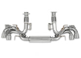 Cat-Back Exhaust System Fits 2020-2025 C8 Corvette 6.2L, 3-Inch To 2.5-Inch 304 Stainless Steel Cat-Back Exhaust System With Npp Dual Mode And Afm, Dfm Valves Aggressive To Moderate Sound Hooker BlackHeart