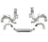 Cat-Back Exhaust System Fits 2020-2025 C8 Corvette 6.2L, 3-Inch To 2.5-Inch 304 Stainless Steel Cat-Back Exhaust System With Npp Dual Mode And Afm, Dfm Valves Aggressive To Moderate Sound Hooker BlackHeart