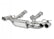 Cat-Back Exhaust System Fits 2020-2025 C8 Corvette 6.2L, 3-Inch To 2.5-Inch 304 Stainless Steel Cat-Back Exhaust System With Npp Dual Mode And Afm, Dfm Valves Aggressive To Moderate Sound Hooker BlackHeart