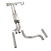 Exhaust System GM C1500, GMt400 Swap 2WD Fits 1988-1998 GM C1500 Trucks And Suvs 2WD Regular Cab Short Bed 117.5 Inch Wheelbase Hooker BlackHeart