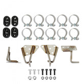 Exhaust System GM C1500, GMt400 Swap 2WD Fits 1988-1998 GM C1500 Trucks And Suvs 2WD Regular Cab Short Bed 117.5 Inch Wheelbase Hooker BlackHeart