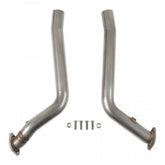 Exhaust Adapter Kit 2WD Fits LS Or Lt Swap Exhaust Manifolds On C1500 Trucks And Suvs To Dual 2.5-Inch Exhaust 2WD Applications Hooker BlackHeart
