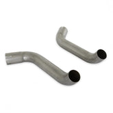 Exhaust Tips GM C1500, K1500 Stealth Exit Fits 1988-1998 GM C1500, K1500 (GMt400) Trucks And Suvs 409 Stainless Steel 2.5-Inch Stealth Exit Tips Hooker BlackHeart
