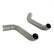Exhaust Tips GM C1500, K1500 Stealth Exit Fits 1988-1998 GM C1500, K1500 (GMt400) Trucks And Suvs 409 Stainless Steel 2.5-Inch Stealth Exit Tips Hooker BlackHeart